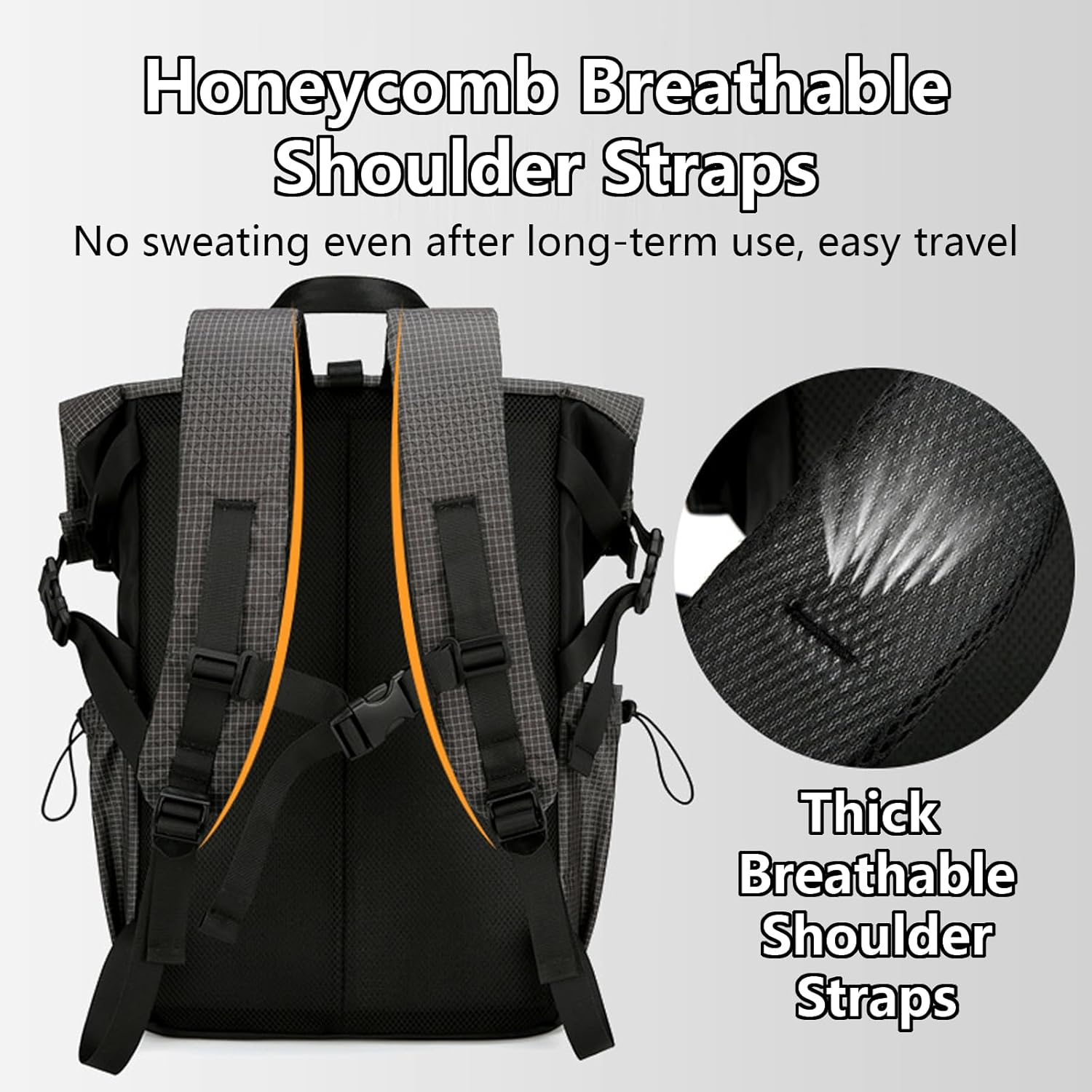 Taoluwin Travel Backpack, Laptop Backpack for Men 15.6 Inch, Carry on Backpack Waterproof Sports Rucksack, Lightweight Casual Daypack with Organizer for Hiking Cycling College image number 4