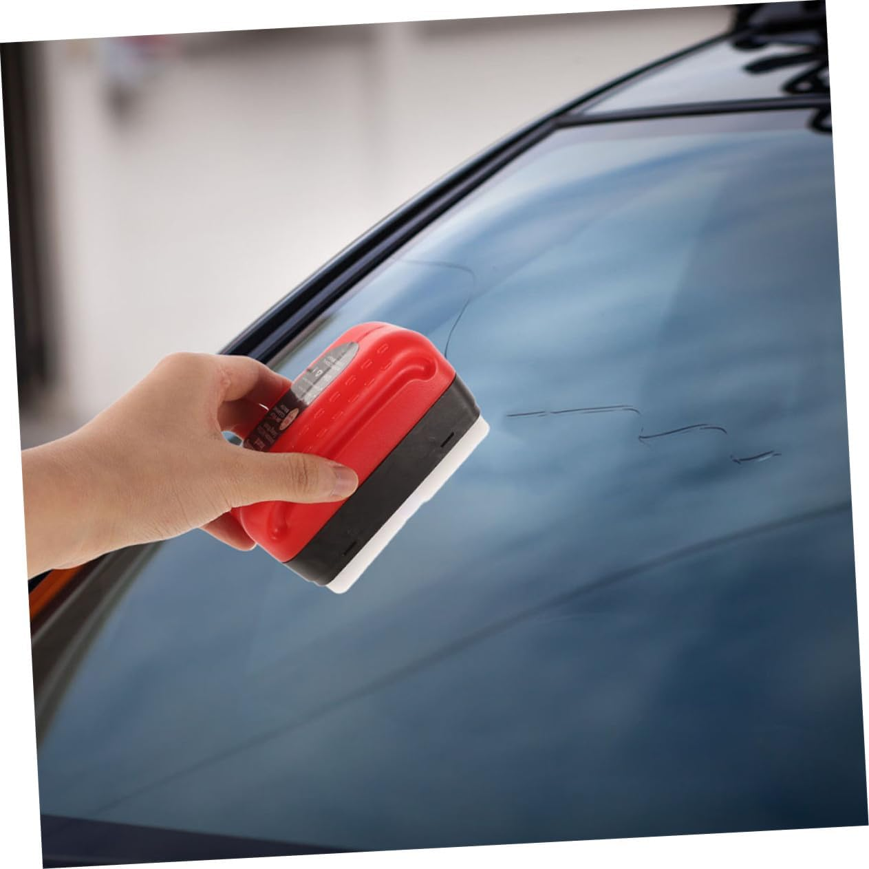 CVUTOVO Oil Film Remover Brush Set 2Pcs for Car Glass Cleaning with Versatile Use on Windshield, Side Windows and Rearview Mirrors for Vehicle Glass Care image number 6