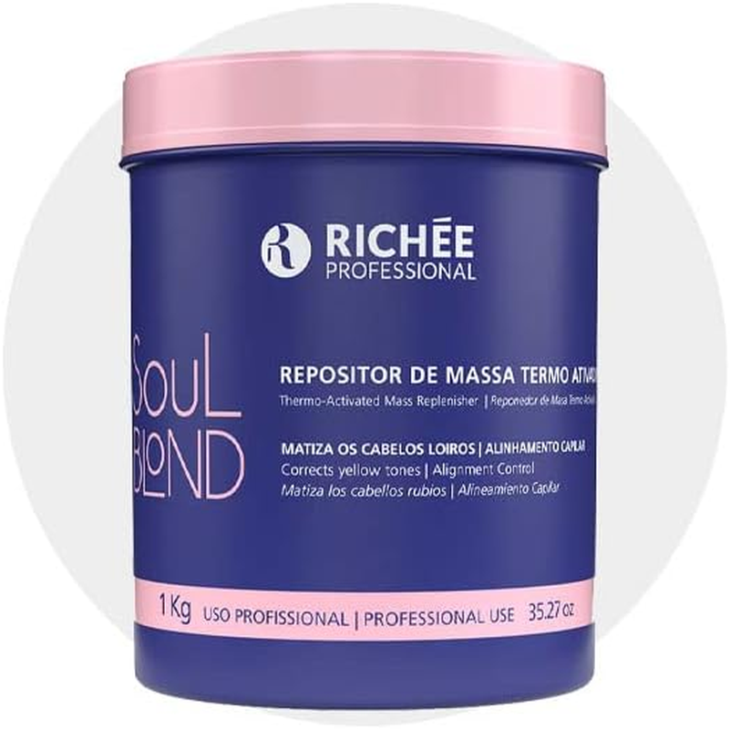Rich&eacute;e Mask Soul Blond Repositories Thermo Activated 1Kg/35.27 Oz image number 1
