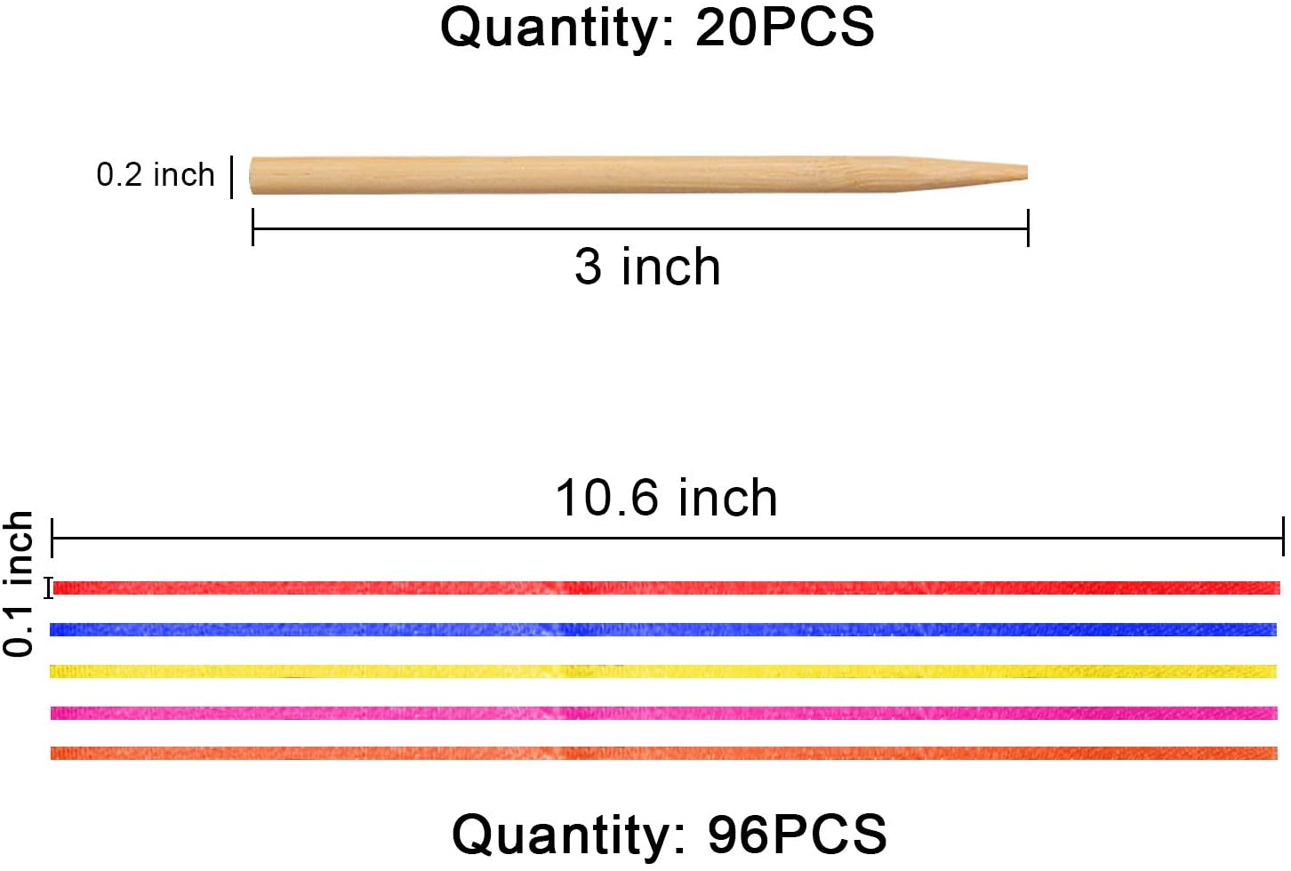 Augsun 96 Kits of Scratch Rainbow Paper Art Bookmarks DIY Gift Tags Magic Rainbow Notes Cards with Bamboo Stylus, Colorful Satin Ribbons for Children Students Party Favor Classroom Travel Activity