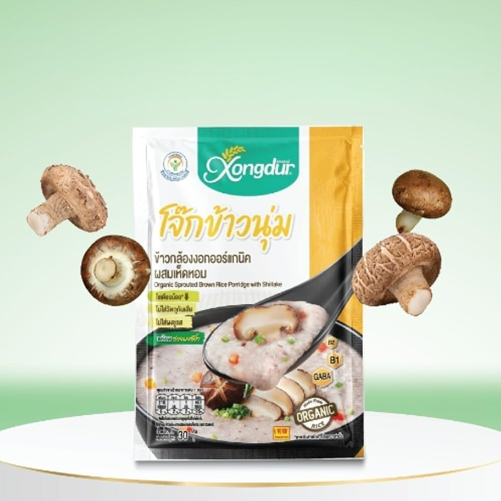 Xongdur Organic Sprouted Rice Porridge with Shiitake 30G image number 1