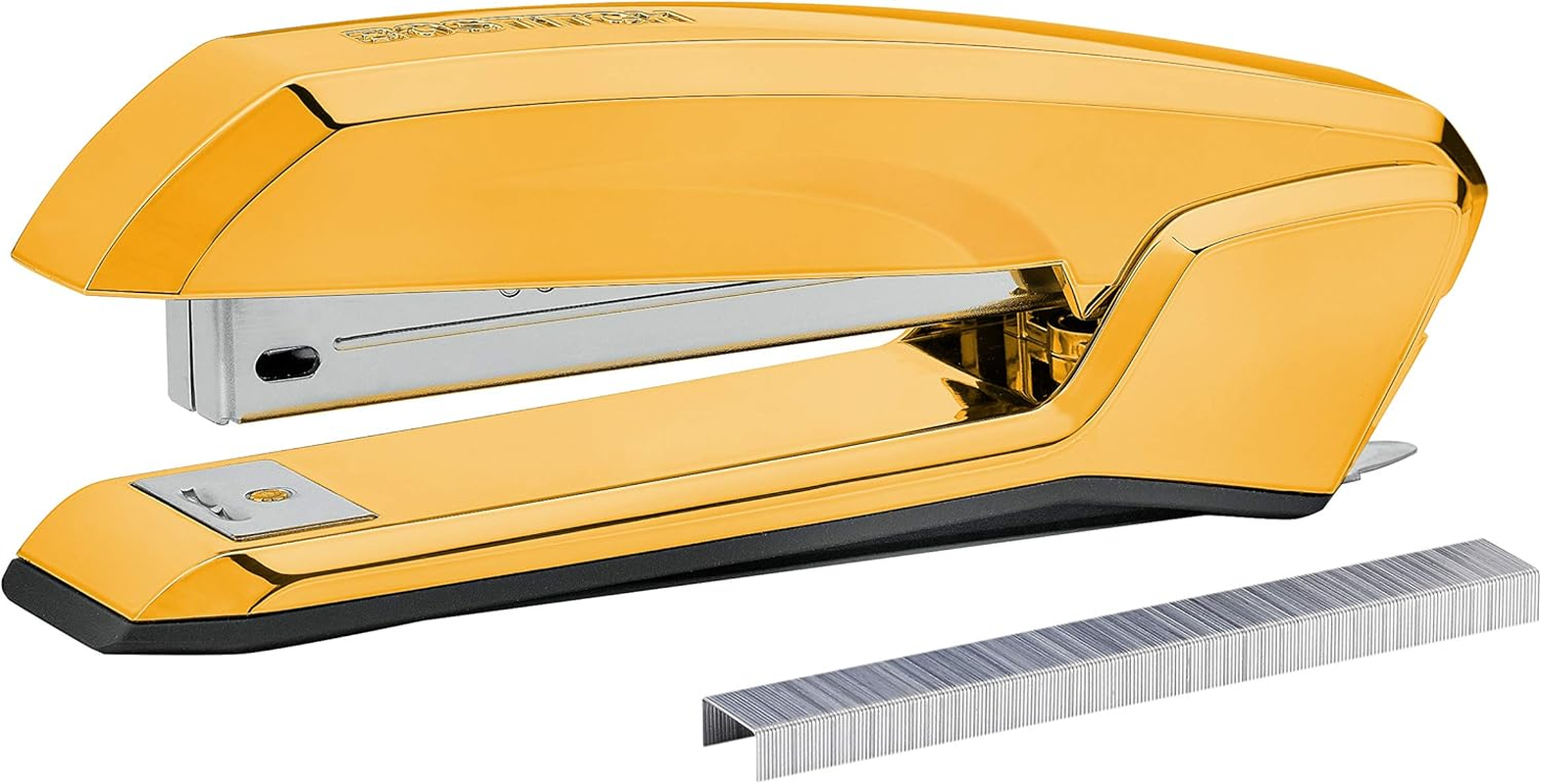 Bostitch Office Ascend 3 in 1 Stapler with Integrated Remover & Staple Storage, 20 Sheet Capacity, Gold Chrome