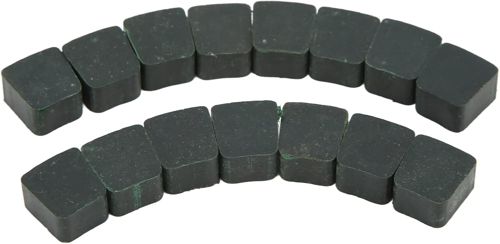 15Pcs Motorized Pads, ABS Square Shape Green Engine Pads Replacement for to Motorized Bike Gas Engine Parts image number 5