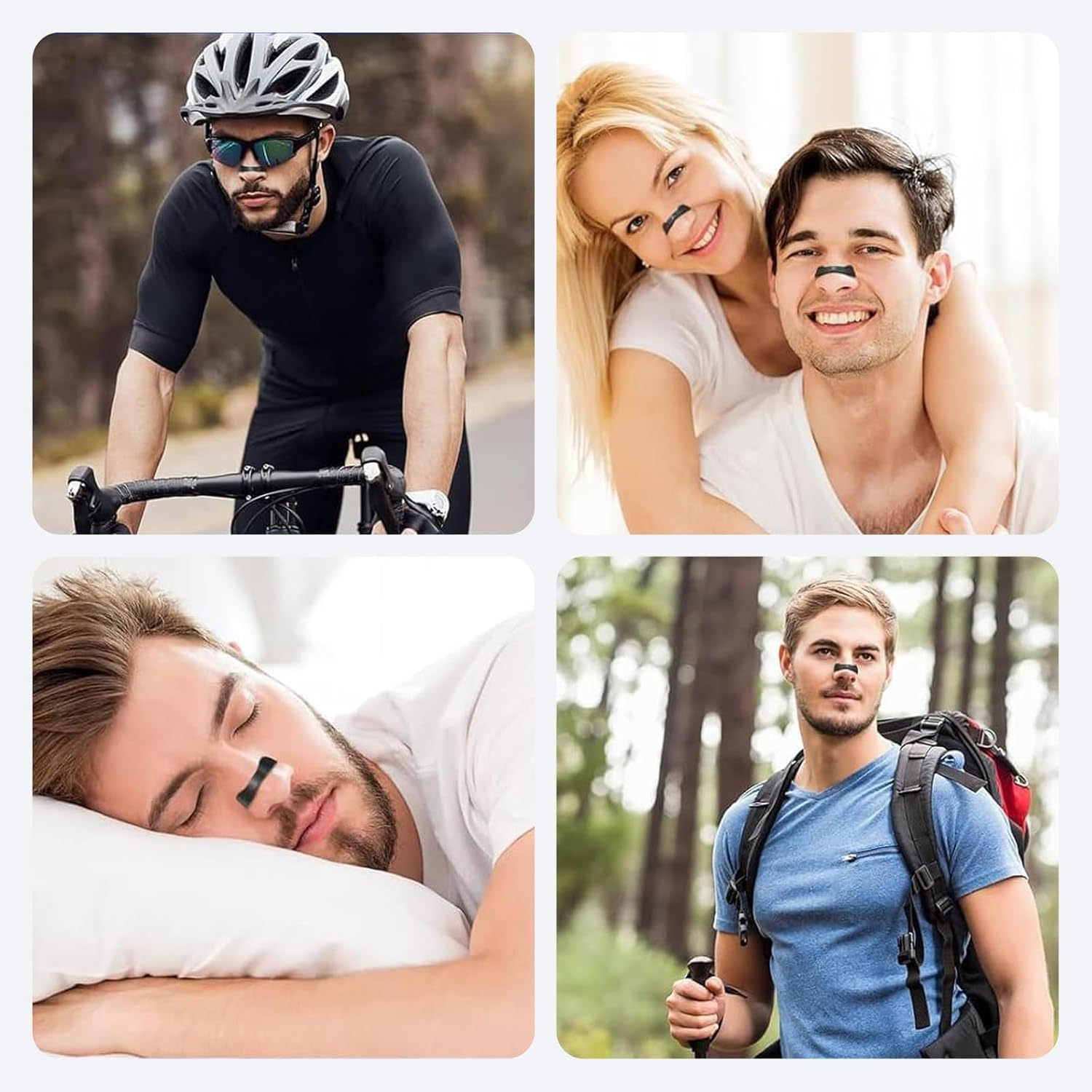 120 Pcs Anti-Snoring Sleep Nasal Strips Refill Pack - 60-Day Supply of Magnetic Nose Strips for Enhanced Breathing, Premium Skin-Safe Snore Reducing Nasal Strips to Improve Sleep Quality image number 3