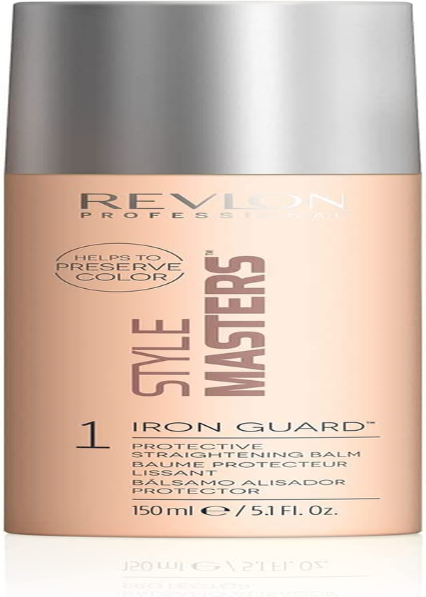 STYLE MASTERS Smooth Iron Guard 150 Ml Heat Protection for Disturious Hair Straightening Balm with Flexible Hold Styling Product for Natural Shine & Silky Smooth Results image number 1