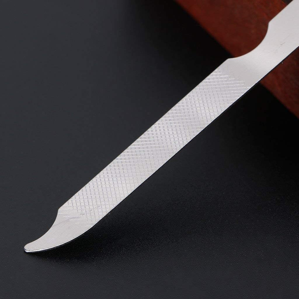 10Pcs Stainless Steel Metal Nail Art New Pedicure Tool Dual Sided File Manicure image number 5