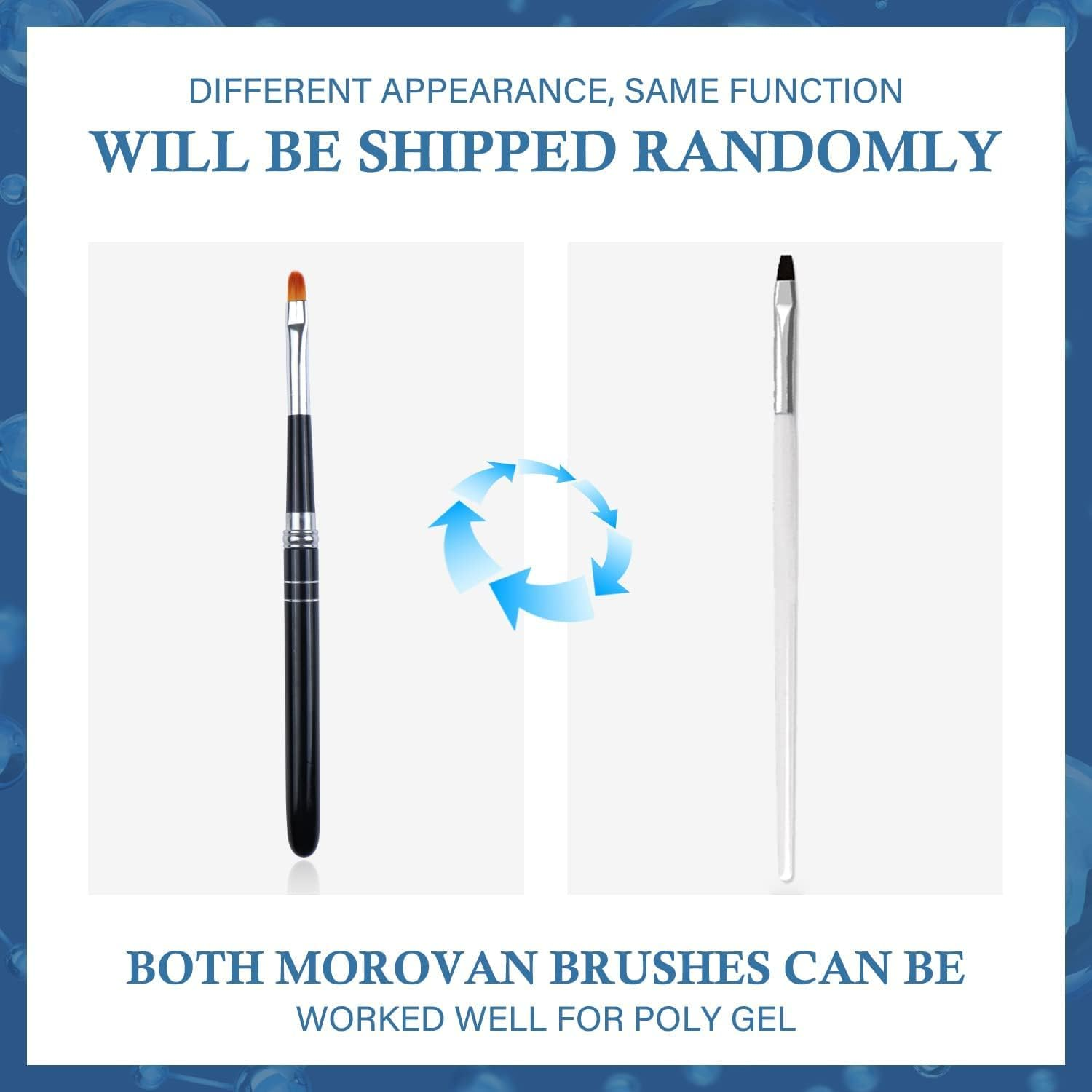 MAGIC ARMOR Poly Ge Slip Solution 150Ml Kit Nail Extension Liquid Solution Anti-Stick Poly Gel Slip Solutions for Poly Nail Gel with Nail Art Brush Starter Kit for Nail Gel Liquid Extension DIY Nail (Slip Solution-150Ml) image number 3