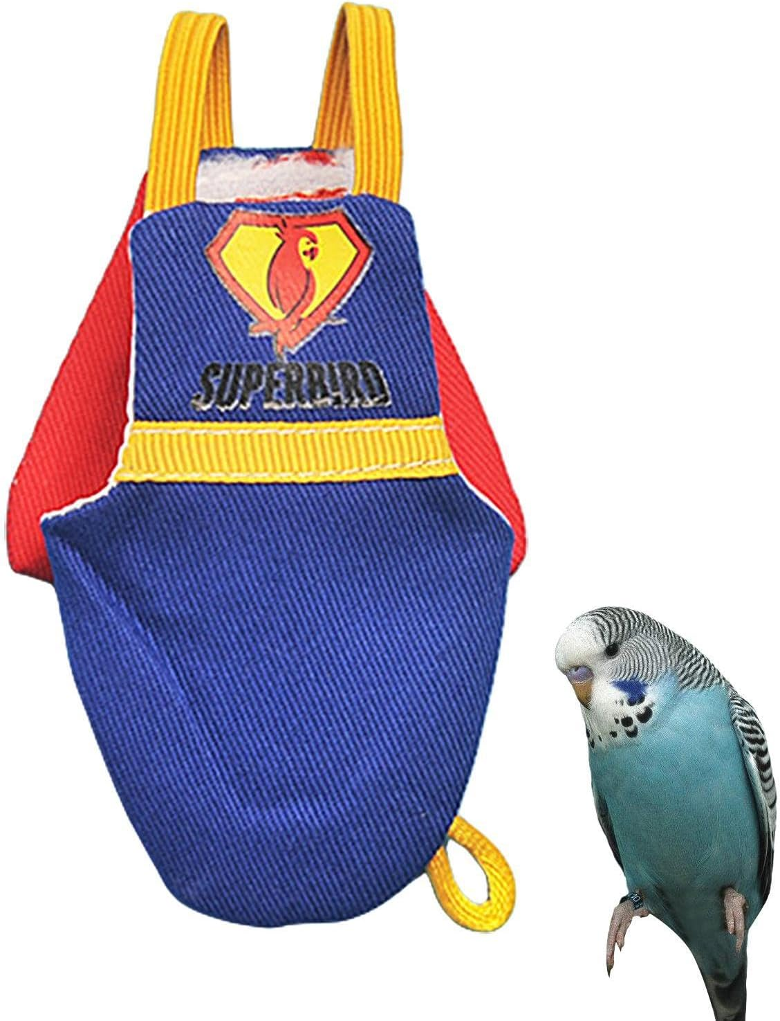 Bird Diaper, Bird Nappy Clothes with Waterproof Lining, Bird Suits, Parakeet Diaper, Washable Training Nappy Suit Liners, Clothes for Parakeet, Parrot image number 5