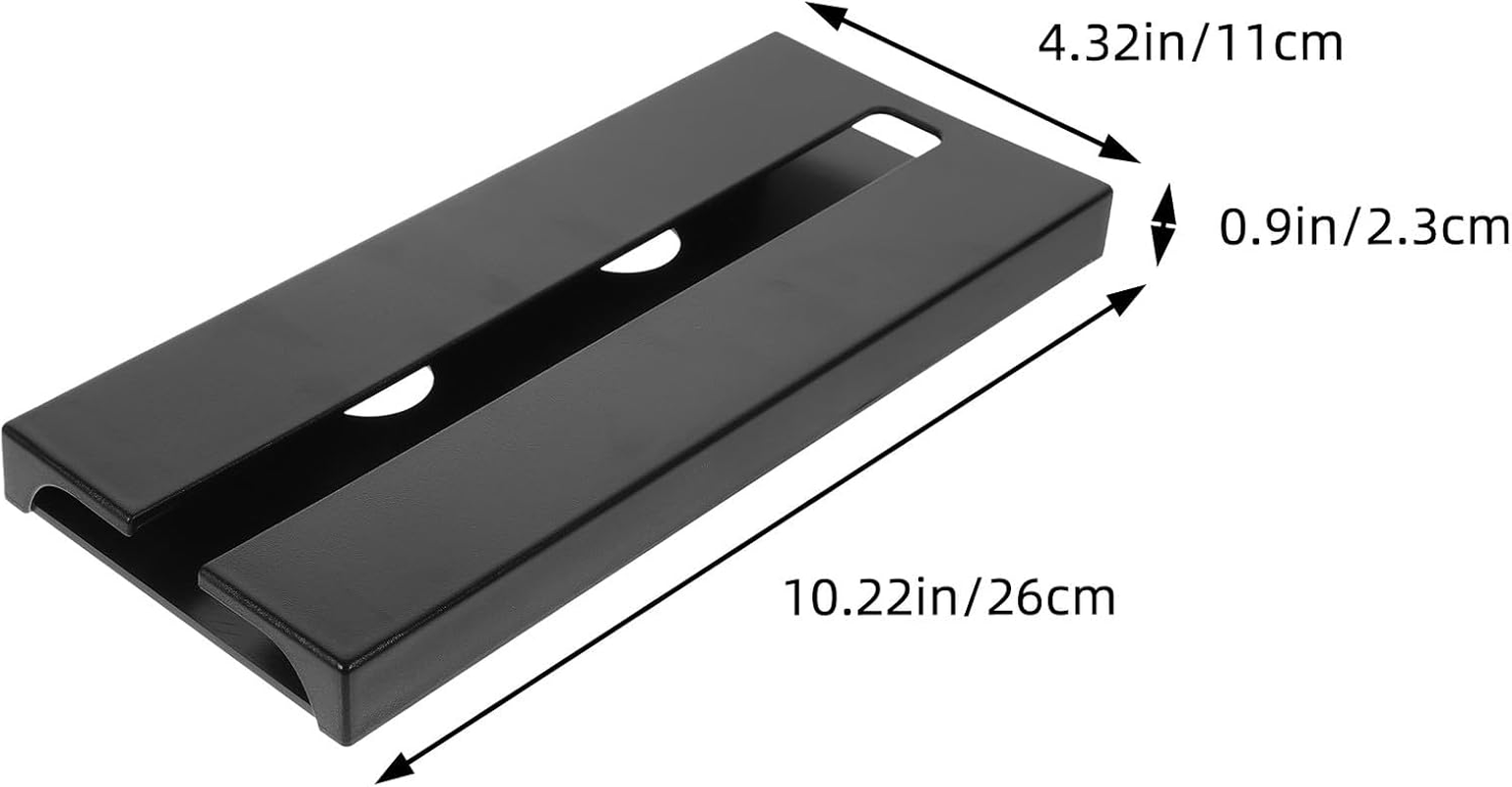 LIFKICH under Shelf Wine Glass Holder Black Hanging Rack Stable Storage for Kitchen Bar Restaurant Home Organization Storage