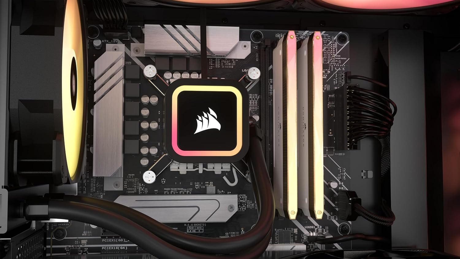 CORSAIR Dominator Titanium Wave Accessory Kit &ndash; X2 RGB LED Lightbar for CORSAIR Dominator Titanium Memory &ndash; Gold image number 5