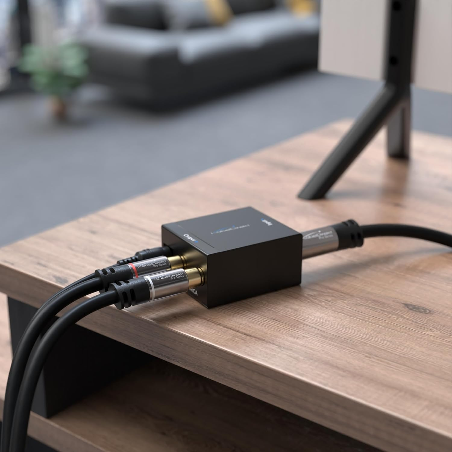 Kabeldirekt &ndash; RCA Cable, 2&times;2 RCA to RCA Plugs, Coaxial Audio Cable &ndash; Break-Proof, Perfect Sound Quality &ndash; 0.5M Short (Hi-Fi Phono Cable, Analogue & Digital Audio Cable for Amp/Hifi and Blu-Ray) image number 6