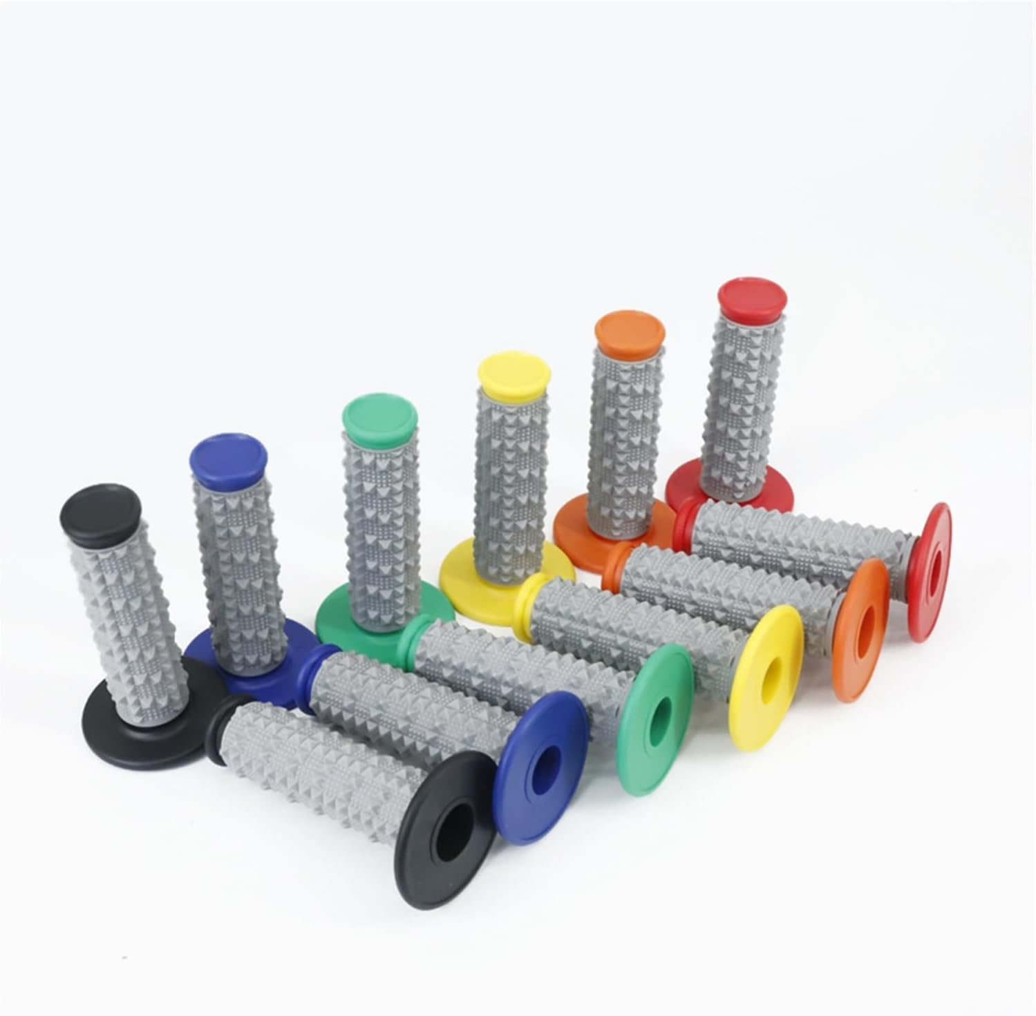 Handle Grip Pro Taper Motorcycle Protaper Dirt Pit Bike Motocross 7/8" Handlebar Rubber Gel Hand Grips Brake Hands (Color : Black)