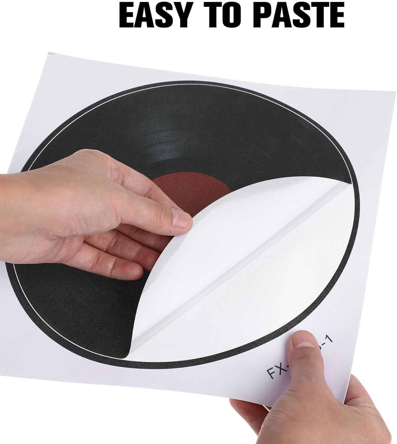 Totority Blank Vinyl Records Decor,8 Pcak Blank Vinyl Records Decor, 9 Wall Collage Kit Aesthetic Pictures, CD Album Cover Posters Bedroom Decor for Teens Boys Girls, Rock and Roll Music Party Decorat image number 5