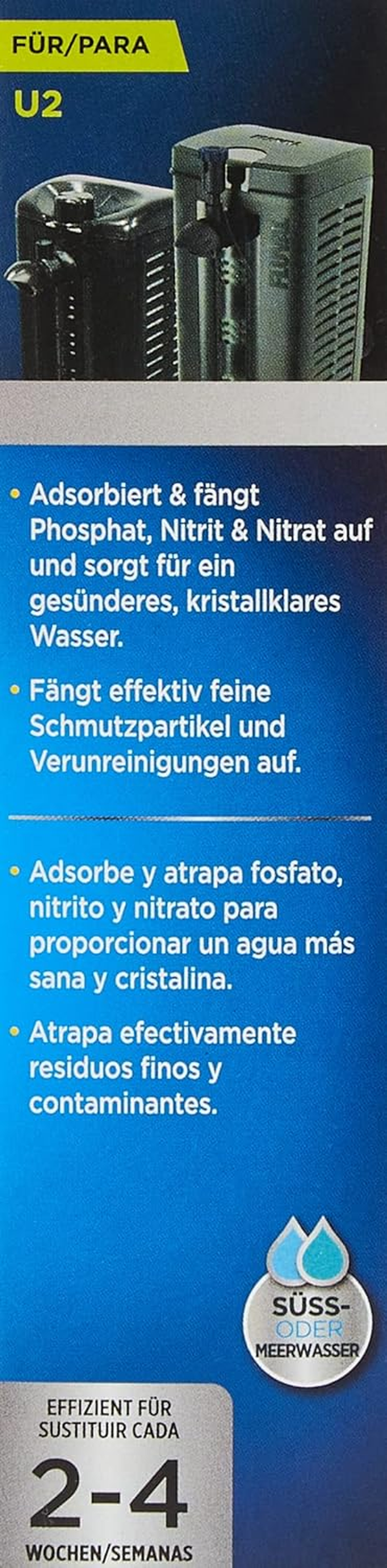 Fluval Clearmax 2-Pack Cartridge for Fluval U2 Aquarium Filter image number 1