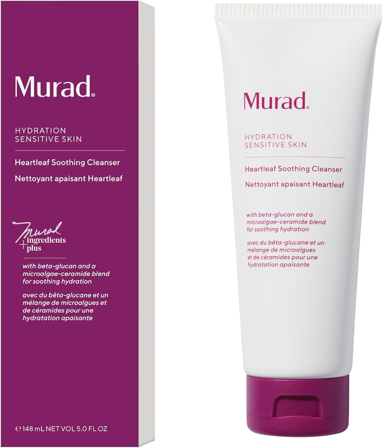 Murad Heartleaf Soothing Cleanser &ndash; Gentle Face Wash with Fermented Heartleaf, Beta-Glucan, Ceramides, and Microalgae to Reduce Redness & Calm Sensitive and Eczema-Prone Skin &ndash; 50 Ml image number 6