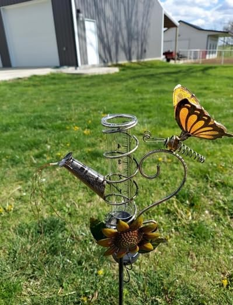 5" Capacity Rain Gauge Glass Replacement Tube, Lip Design, Great for Yard Garden Outdoor Home (2) image number 3