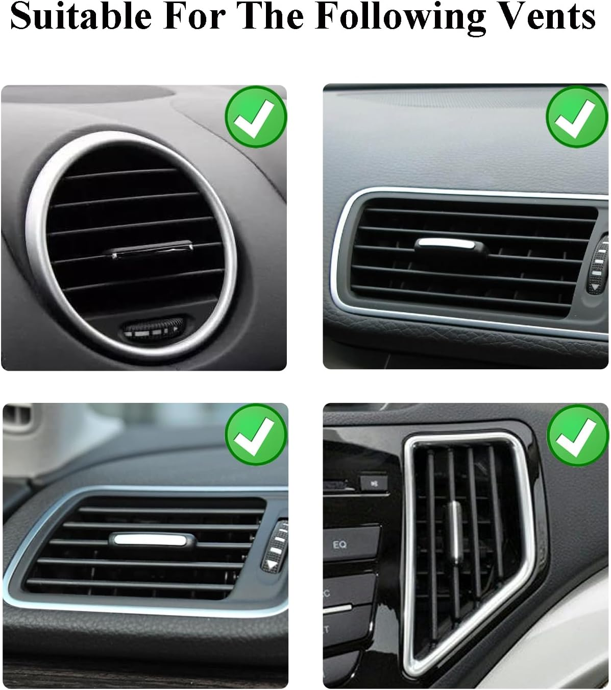 ORIESSE 2Pcs Sea Turtles Air Freshener Car Vent Clips,Glamorous Blue Turtle Ocean Cute Car Accessories Car Interior Decoration for Women,Refillable Car Outlet Diffuser,Beach Car Decor Car Charm image number 2