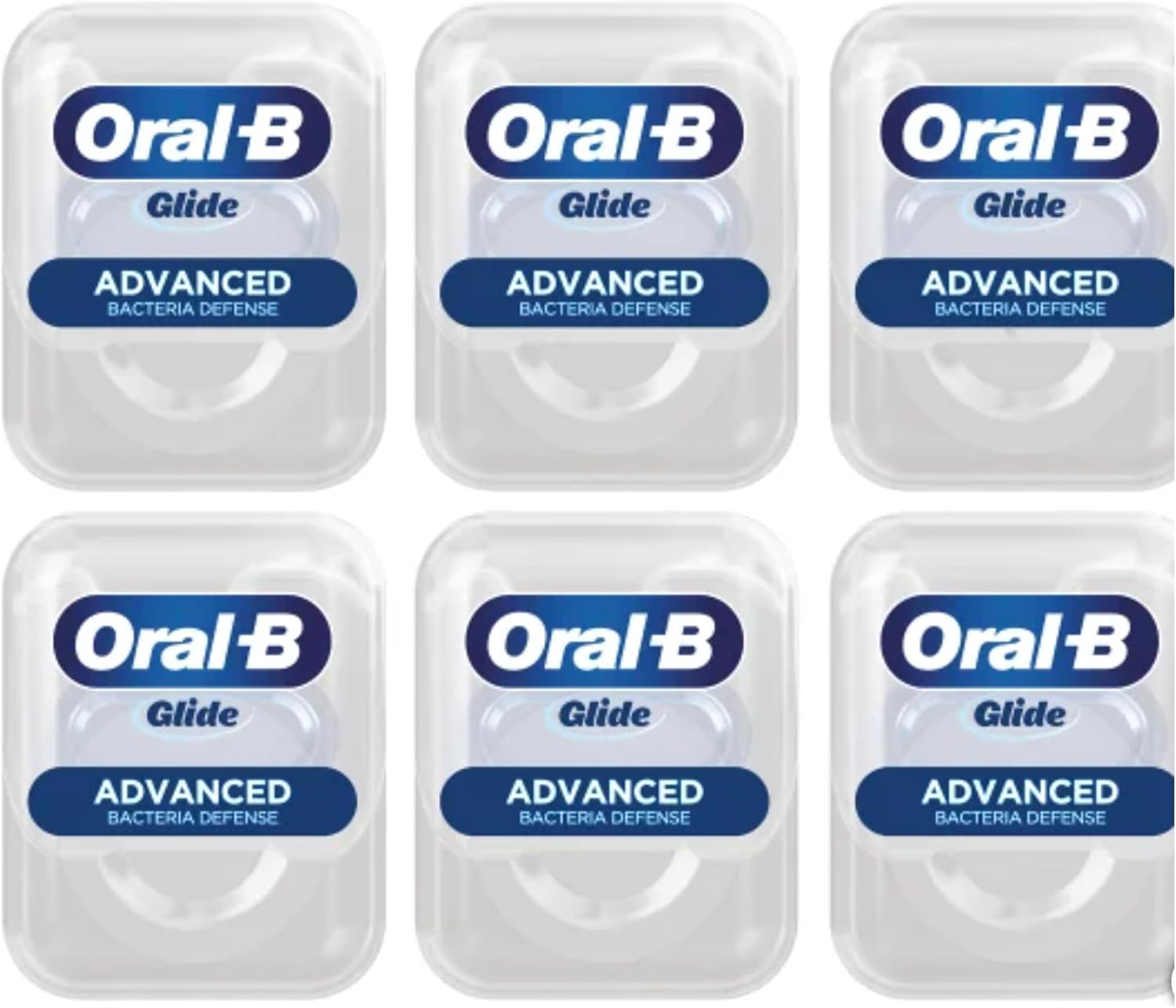 Oral-B Glide Pro-Health Advanced Floss, 43.7 Yards (Pack of 6)