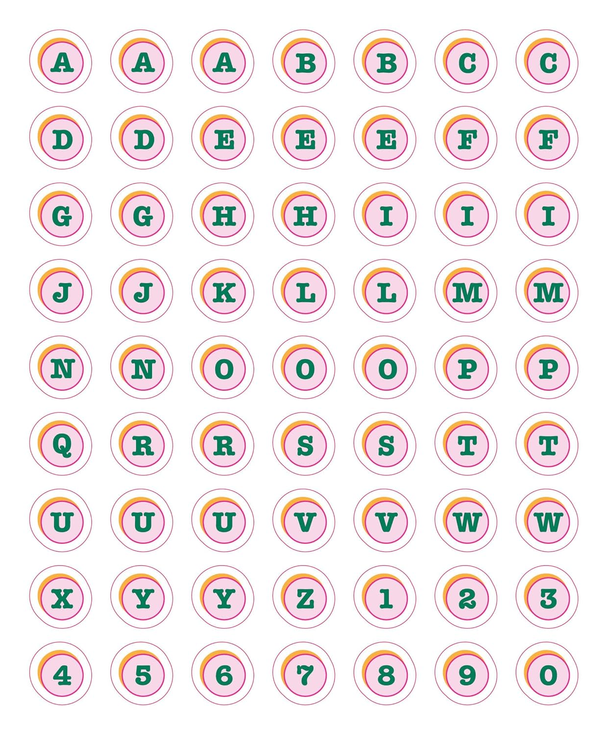 So. Many. Letter Stickers.: 3,820 Alphabet Stickers for Word Nerds image number 4