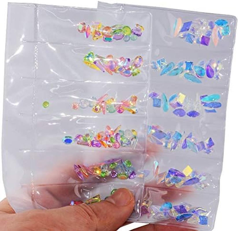 1 Pack Mixed AB Glass Nail Rhinestones Manicure Tool Nails Art Decorations Zhengpingpai image number 2