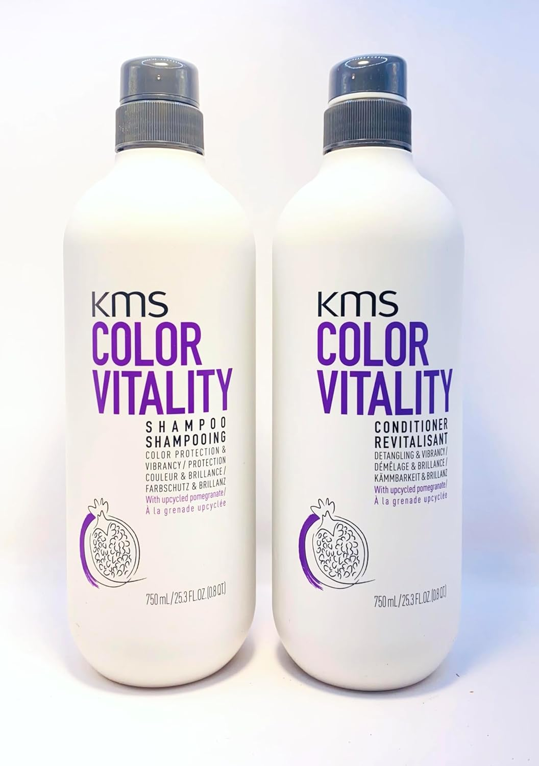 KMS Color Vitality Shampoo 750 Ml & Conditioner 750 Ml Set image number 3