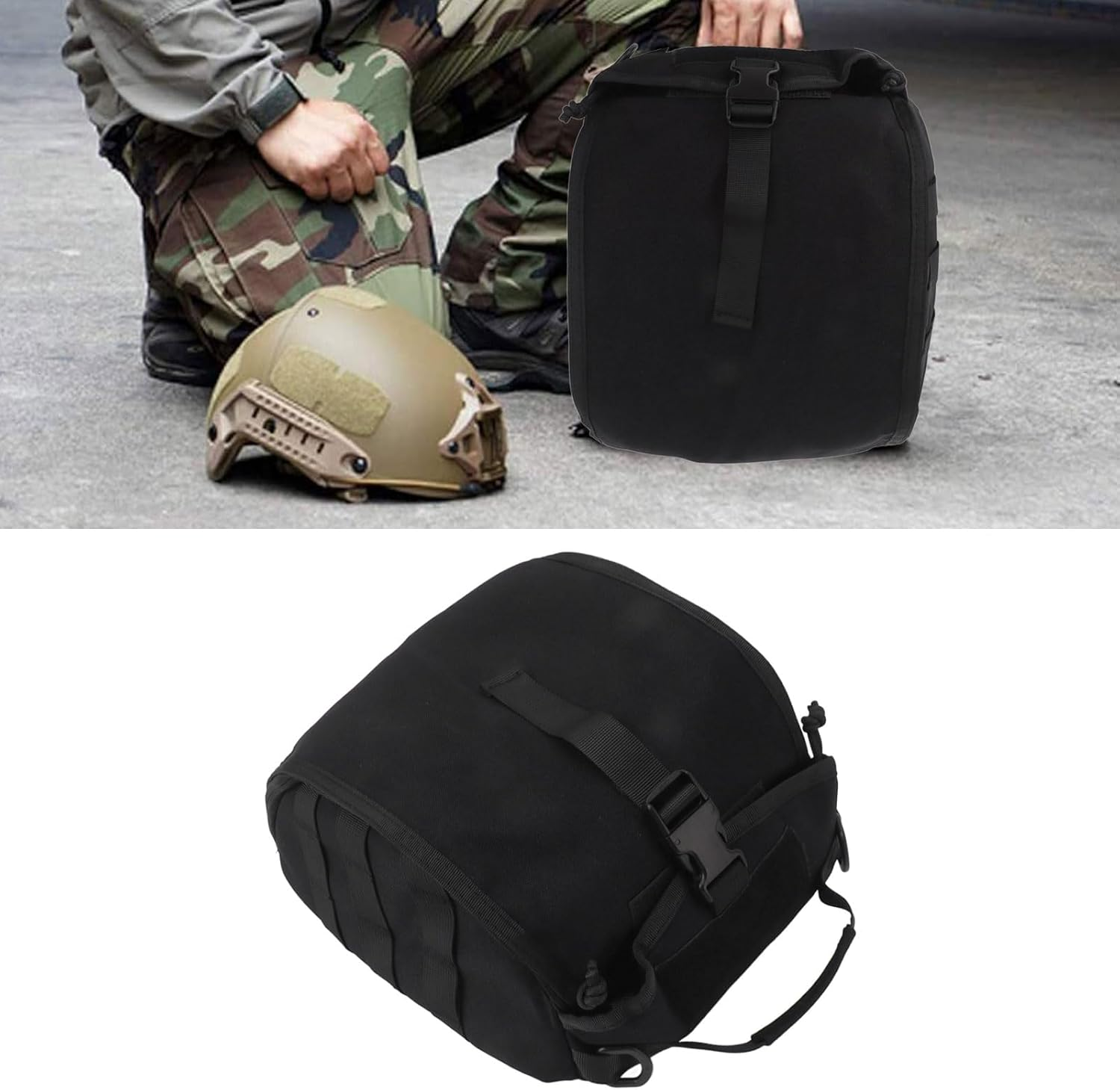 Water Proof Motorcycle & Bike Helmet Carrier 1000D Nylon Helmet Bag with Padded Protection