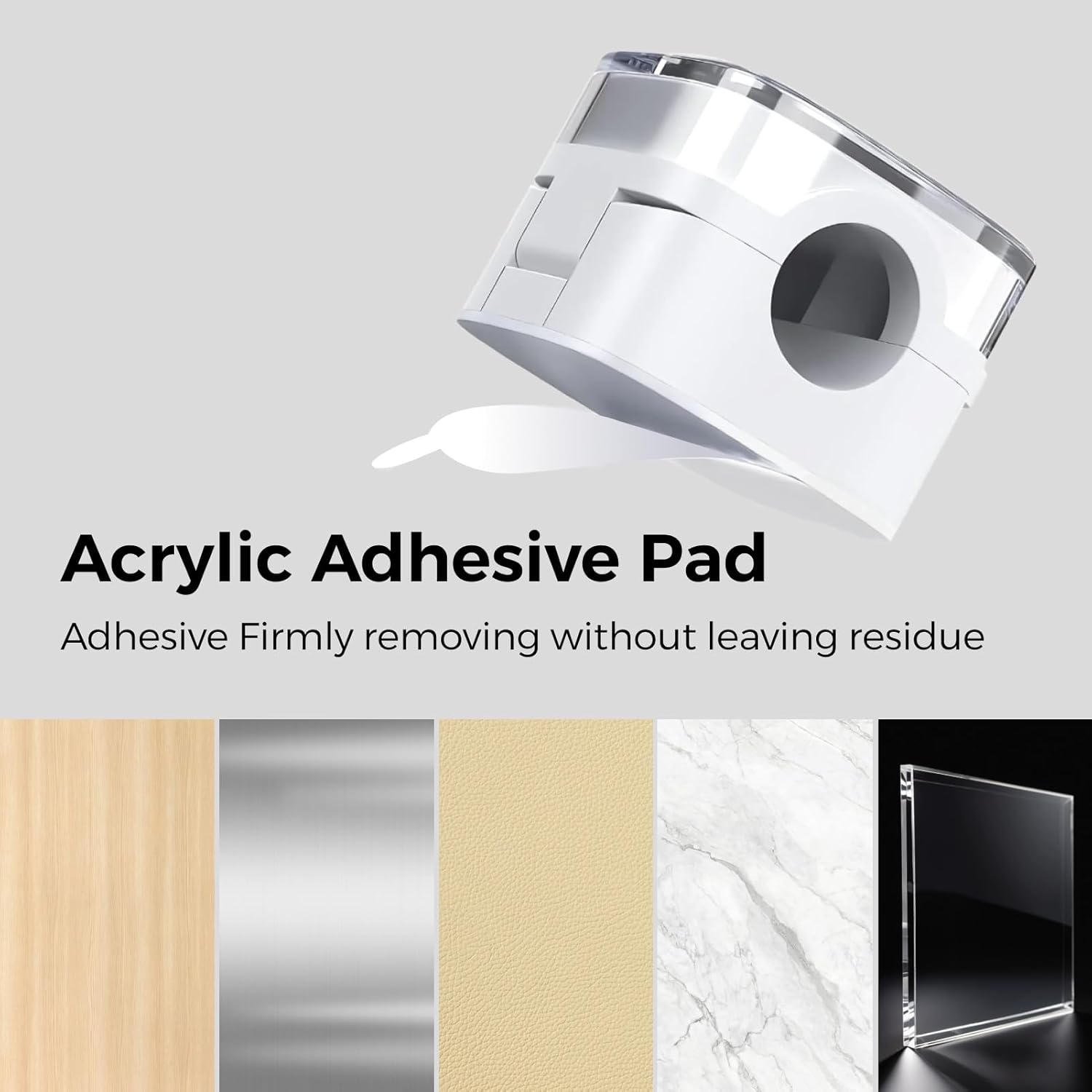 6-Pack White Magnetic Cable Clips Organizer, Adhesive Cord Holder Wire Management System for Desk, Office, Home, Car, Universal Compatibility with USB, HDMI, Power Cables image number 3