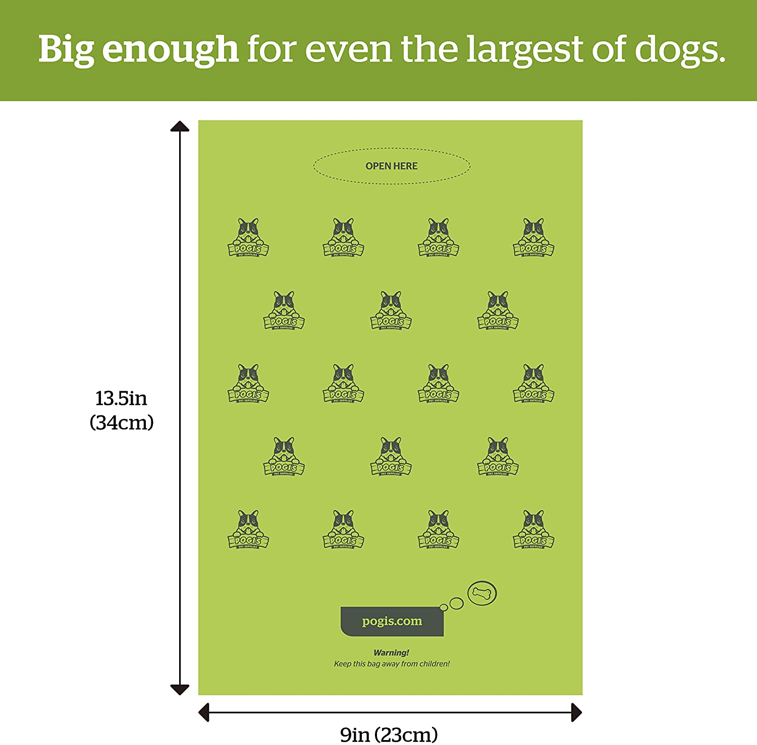 Pogi&rsquo;S Dog Poo Bags &ndash; 750 Unscented Bags (50 Rolls) with 2 Dispensers &ndash; Biodegradable, Leak-Proof, Extra Strong image number 2