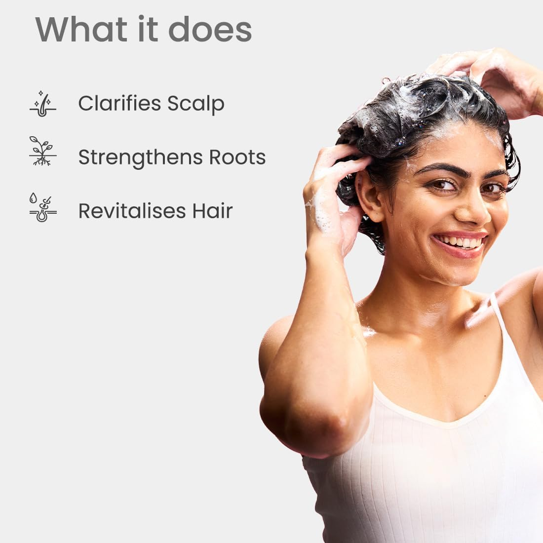 Earth Rhythm Hair Growth Shampoo Bar with Charcoal for Men & Women | Removes Excess Oil & Strenghten Roots| Sulphate & Paraben Free - 80 Gm image number 1