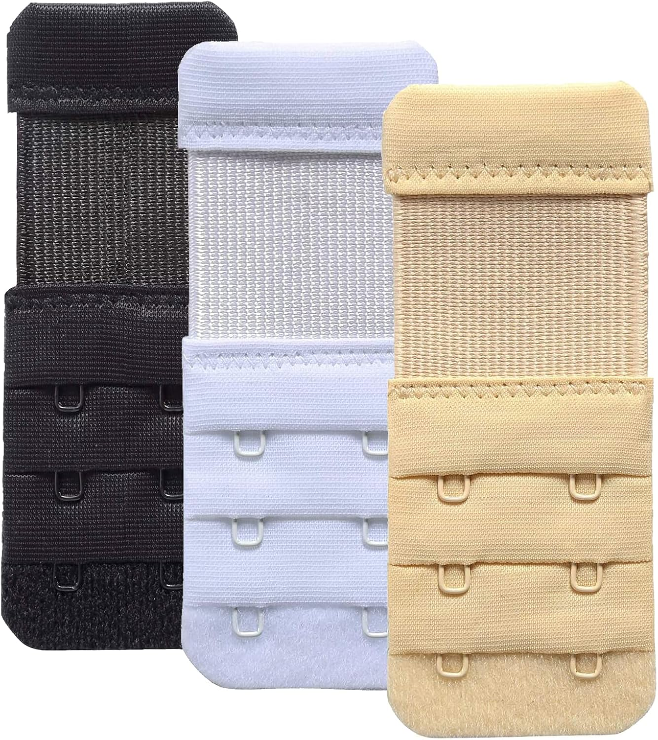 Black White Beige Bra Extender 2 3 4 5 Hook Bra Extenders for Women