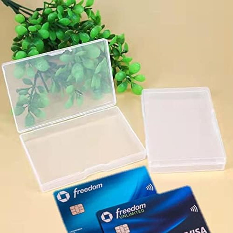 Business-Card-Holders, Transparent, 3.7 X 2.5 X 0.5IN(8 PCS), Compact image number 5