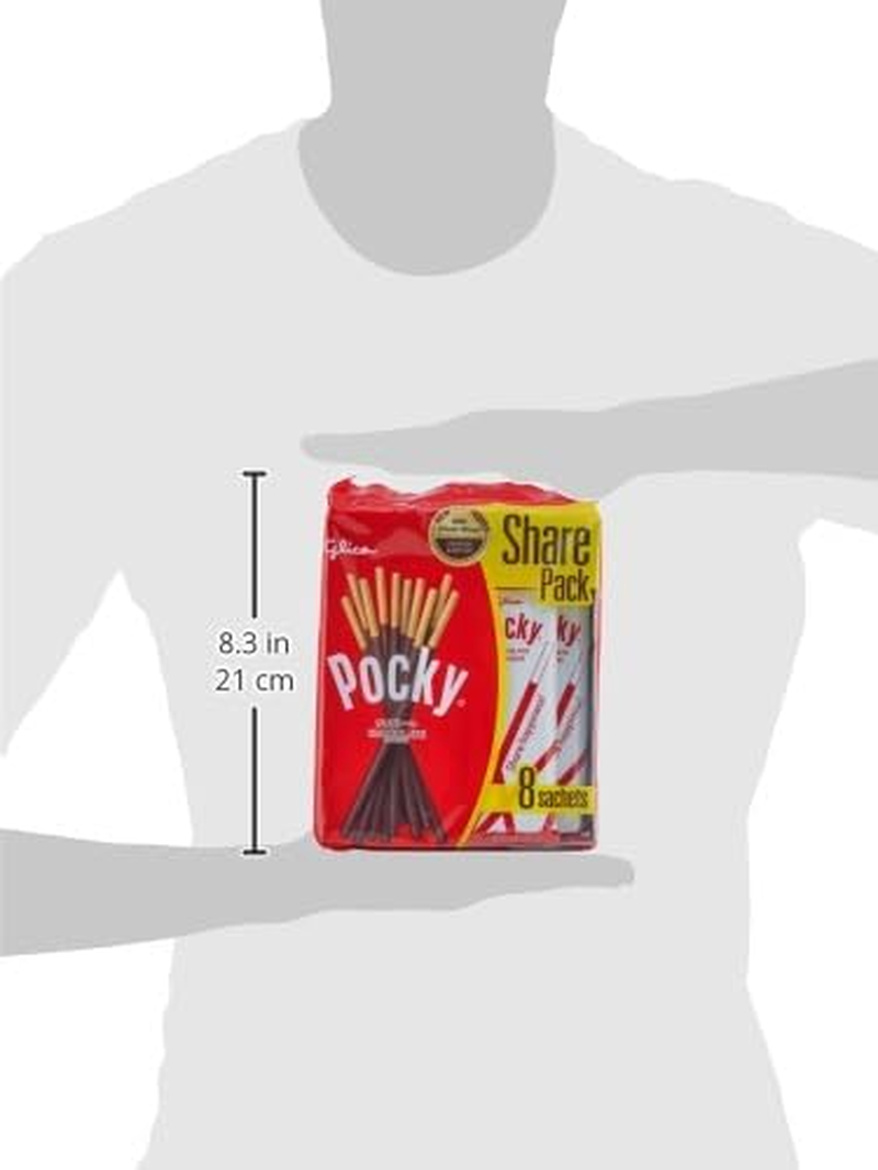 Glico Pocky Value Pack Chocolate Flavour 22G 8 Sachets image number 2