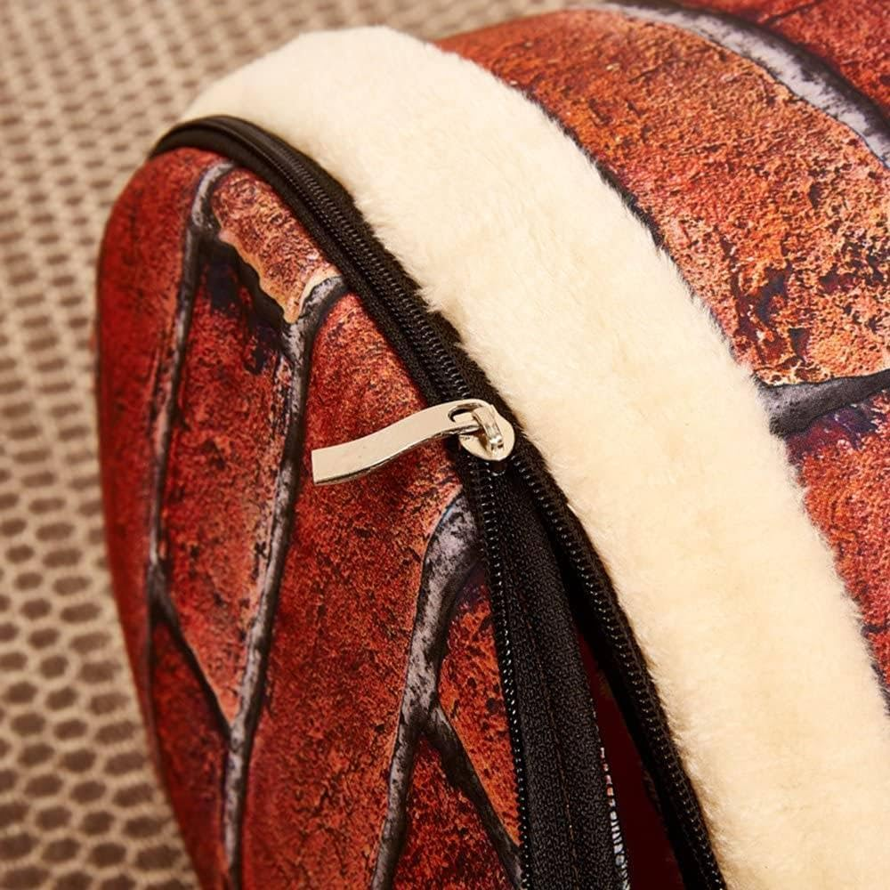 AIMALL Deluxe Pet Dog House Igloo Design &ndash; Foldable Cushioned Cat & Puppy Bed, Machine Washable, Durable Nylon with PP Cotton, Sizes S-XL for Small to Large Pets