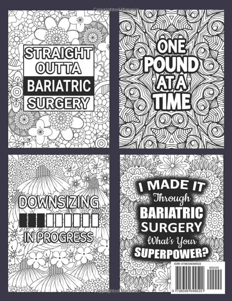 Bariatric Surgery Coloring Book: Funny and Hilarious Gastric Bypass Surgery Gift for Women for Relaxation and Stress Relief