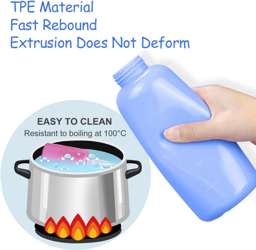 Handheld Personal Bidet Bottle, Bottle for Gentle Postpartum Care and Cleansing, Feminine Care, Perineum 500Ml Portable Travel (Blue) , Resistant to 100Degreec,Bonus Bag, (FXQ-120) image number 6