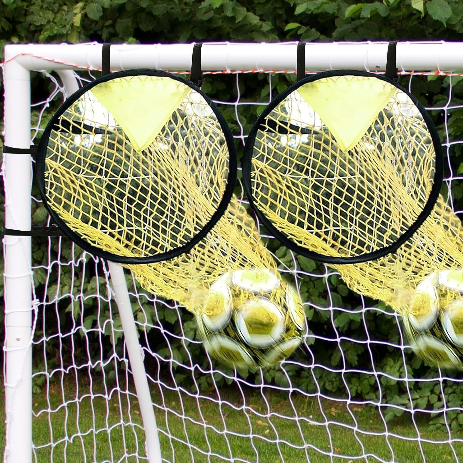 Football Goal Target Net, 2Pcs Top Bins Soccer Target Goal,Soccer Top Bins Target Net,Soccer Target Goal Football Target,Football Target Net Corner Soccer Target Goal,Top Bins Soccer Target Goal Net image number 1