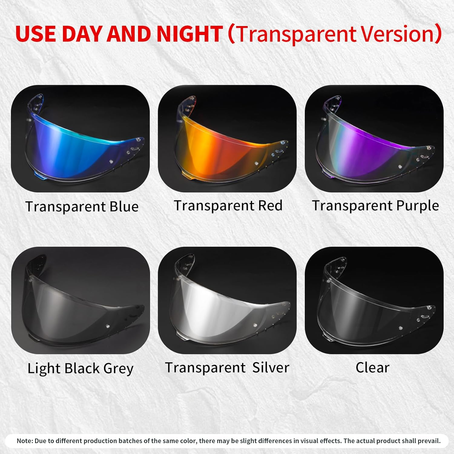 PSLER Helmet Visor for Shoei NXR2 Z8 RF-1400 CWR-F2 CWR-F2R X-Fifteen X15 X-SPR Pro Mirrored Helmet Visor Tinted Visor Motorcycle Helmet Accessories Replacement (Light Black) image number 3