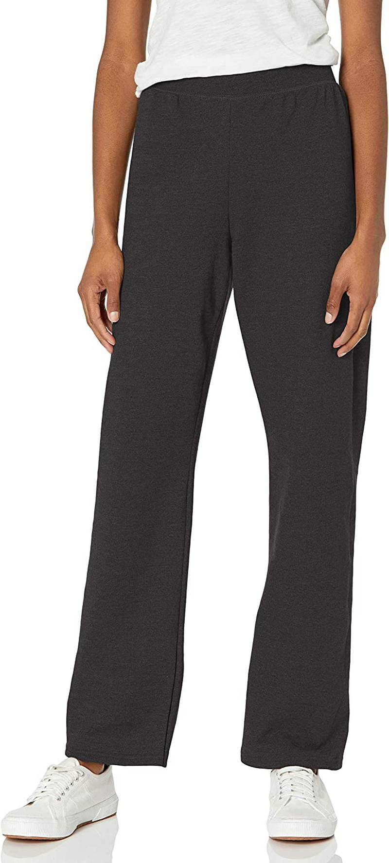 Hanes Women'S Ecosmart Fleece Petite Sweatpants, Open Bottom Sweatpants, Regular & Petite Sizes