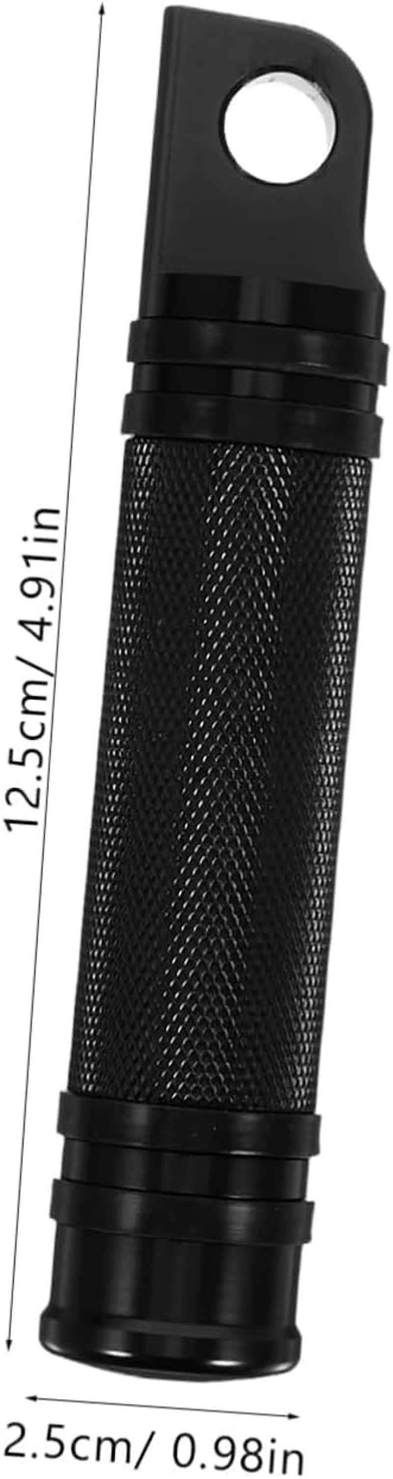 BELLIFFY 2Pcs Motorcycle Foot Pegs Aluminum Skid Design Compatible with Harley Motorcycles Easy Installation Durable Foot Rest for Front and Rear Modification image number 5