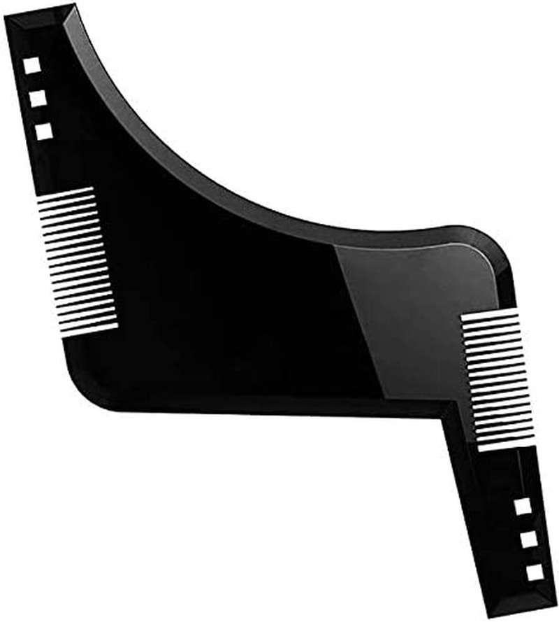 Ashintar Beard Shaper,Beard Shaping Tool Template,Double-Sided Beard Comb Facial Hair Trimmer for Men image number 1