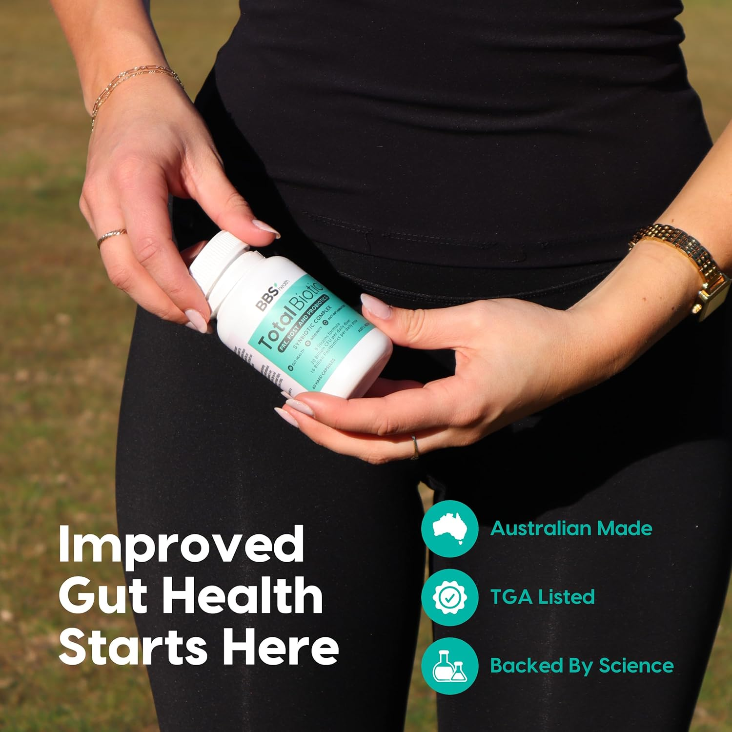 Total Biotic - TGA Listed Probiotic + Prebiotic Complex with Advanced Synbiotic Formula - Supports Gut Health, Digestion & Immune System - 60 Capsules image number 6