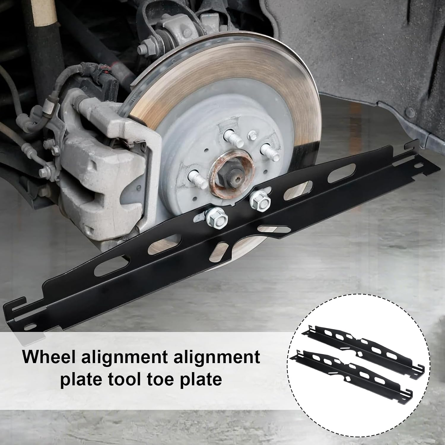 Wheel Alignment Plate Set &ndash; Heavy-Duty Automotive Measuring Boards, Quick Tire Positioning | Car Track Adjustment Tool, Repair Kit For, Trailer, Vehicle Garage Use, Rust-Resistant Angle Gauge image number 5