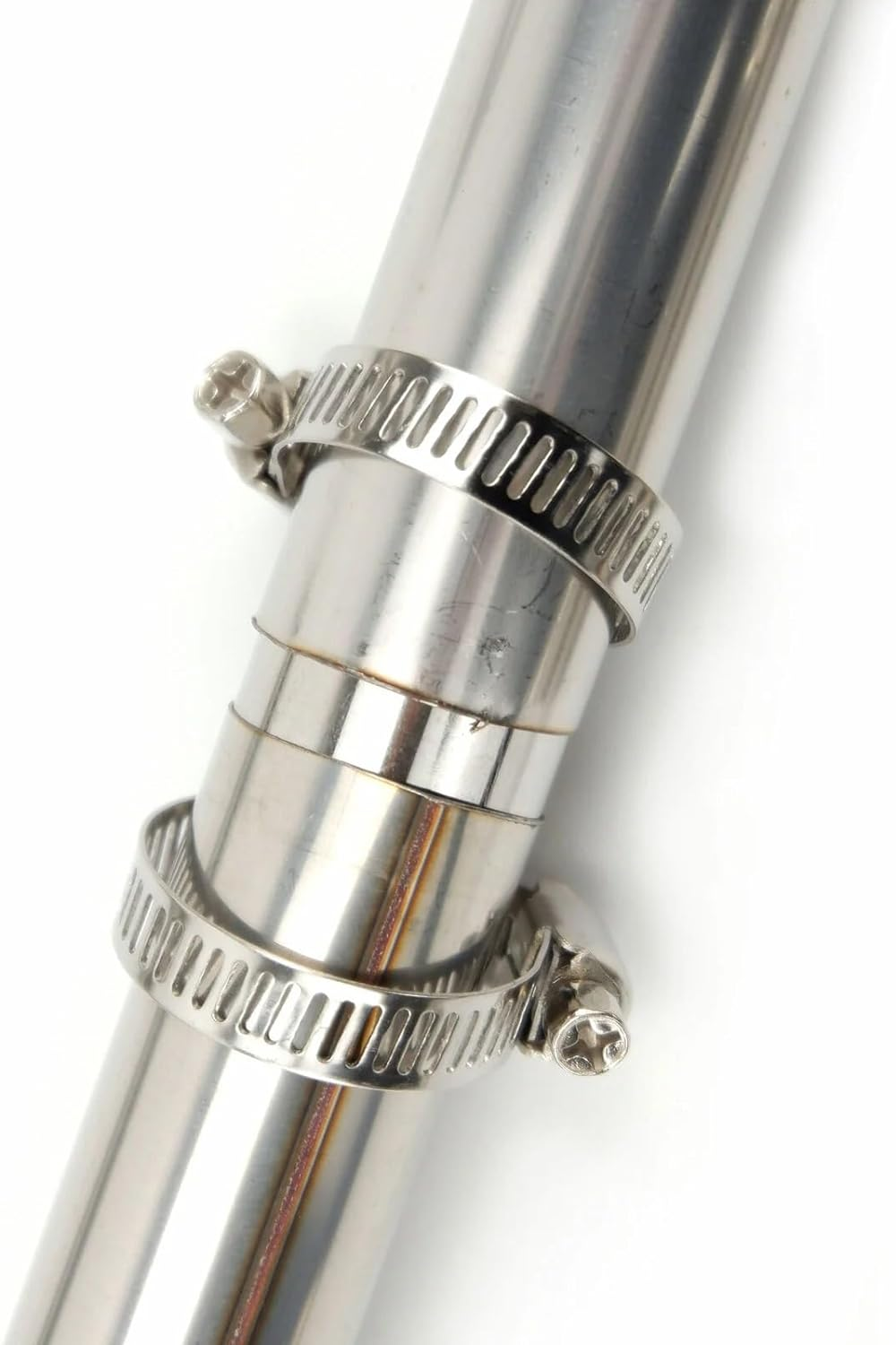 EZONEDEAL 60Cm - 300Cm Stainless Steel Exhaust Pipe Parking Air Heater Fuel Tank Diesel Gas Vent Hose Length (60CM)