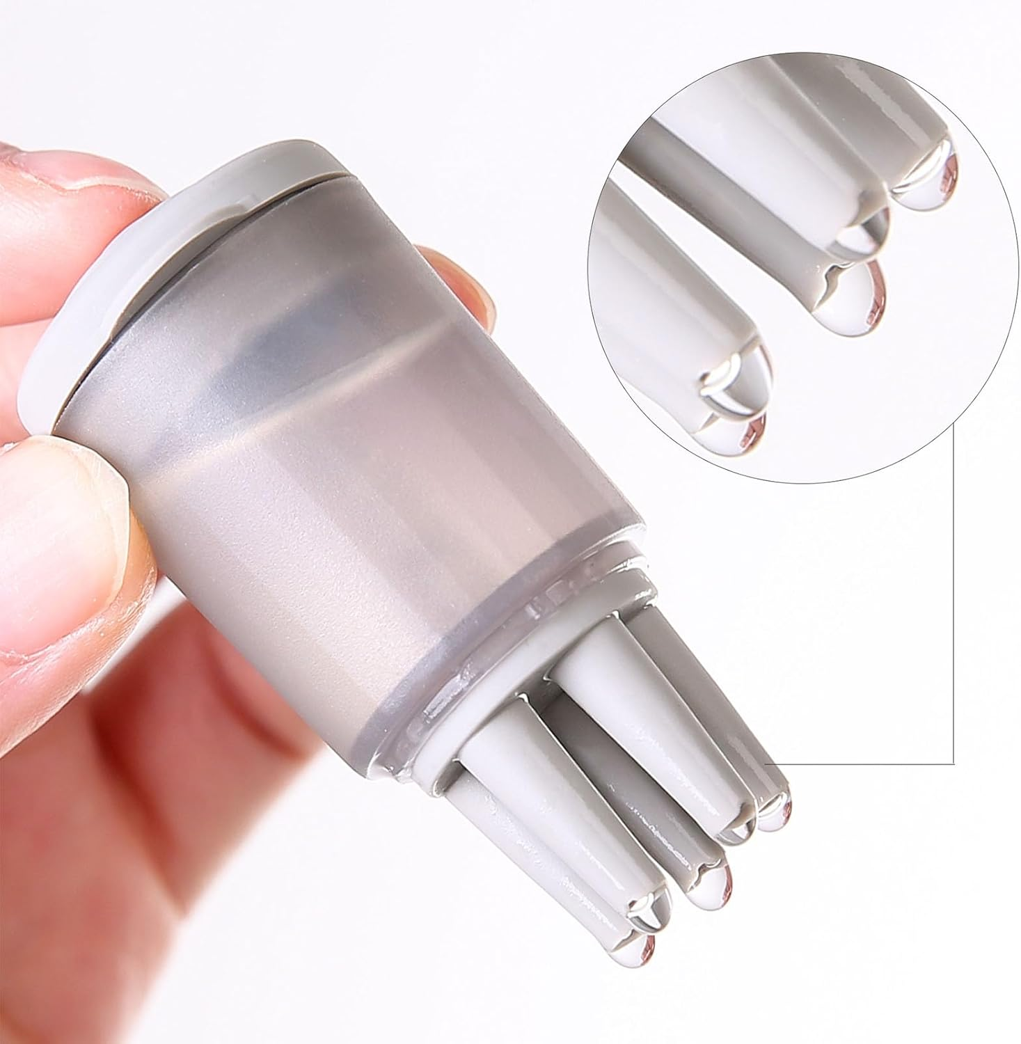 2Pcs Hair Oil Applicator Bottle Root Comb Applicator Bottle Scalp Applicator Comb 8Ml Portable Hair Oil Applicator Bottle Massage Scalp Liquid Brush for Essential Oil Hair Care