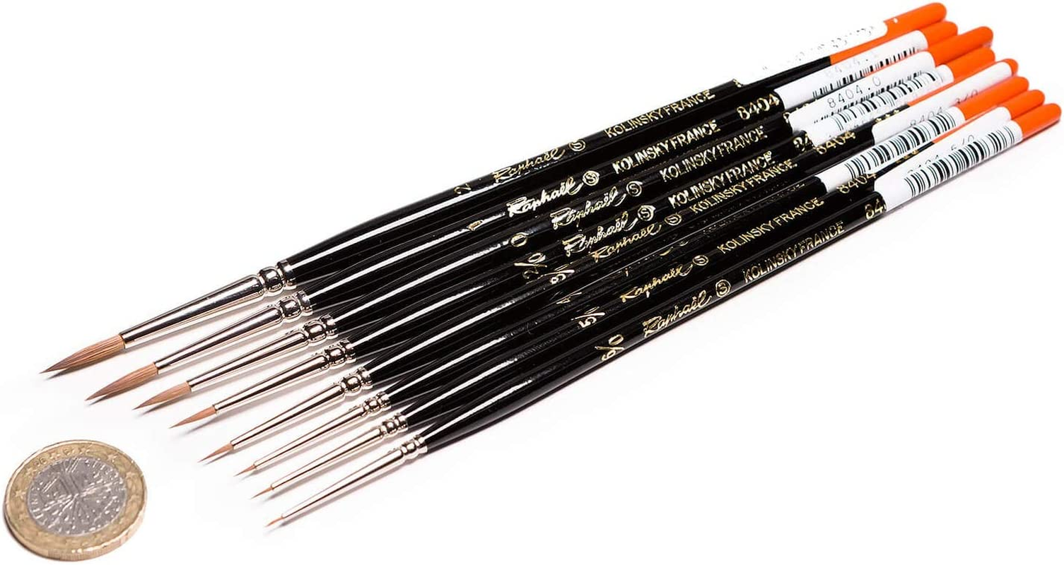 Raphael Watercolour Kolinsky Sable round Brush, # 0 Size