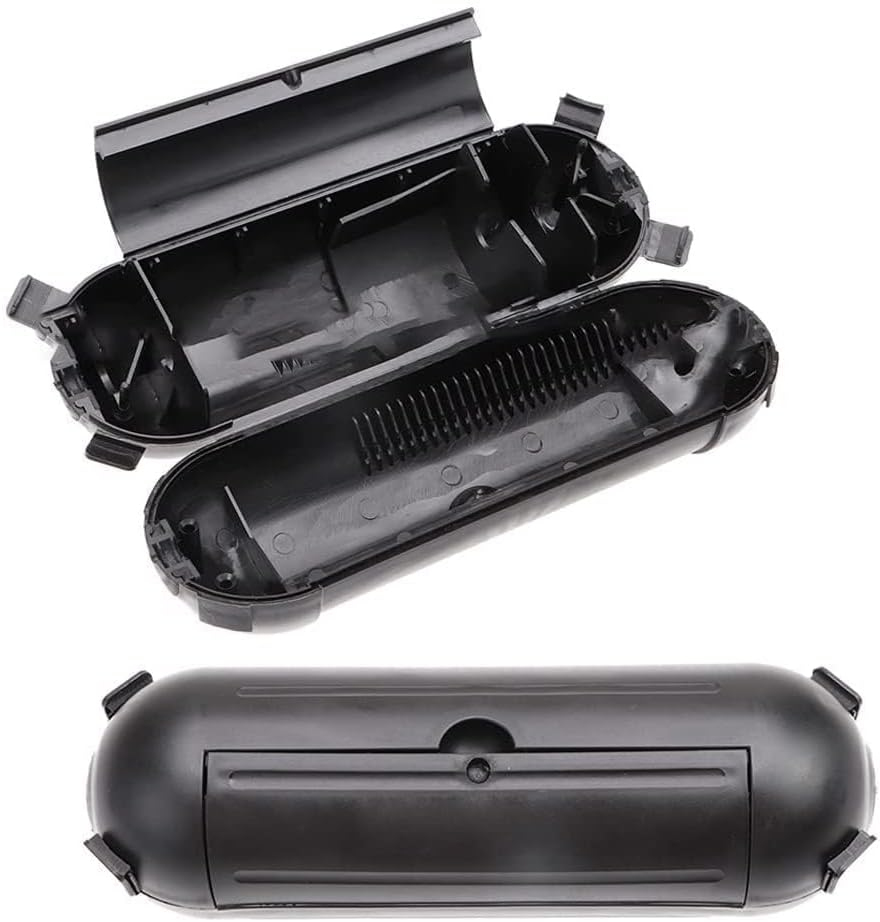 Outdoor Extension Cord Safety Cover with Waterproof Seal, IP44 Weatherproof Cord Cover for Protect Outdoor Outlet Plug Socket Holiday String Lights, Green - Pack of 2