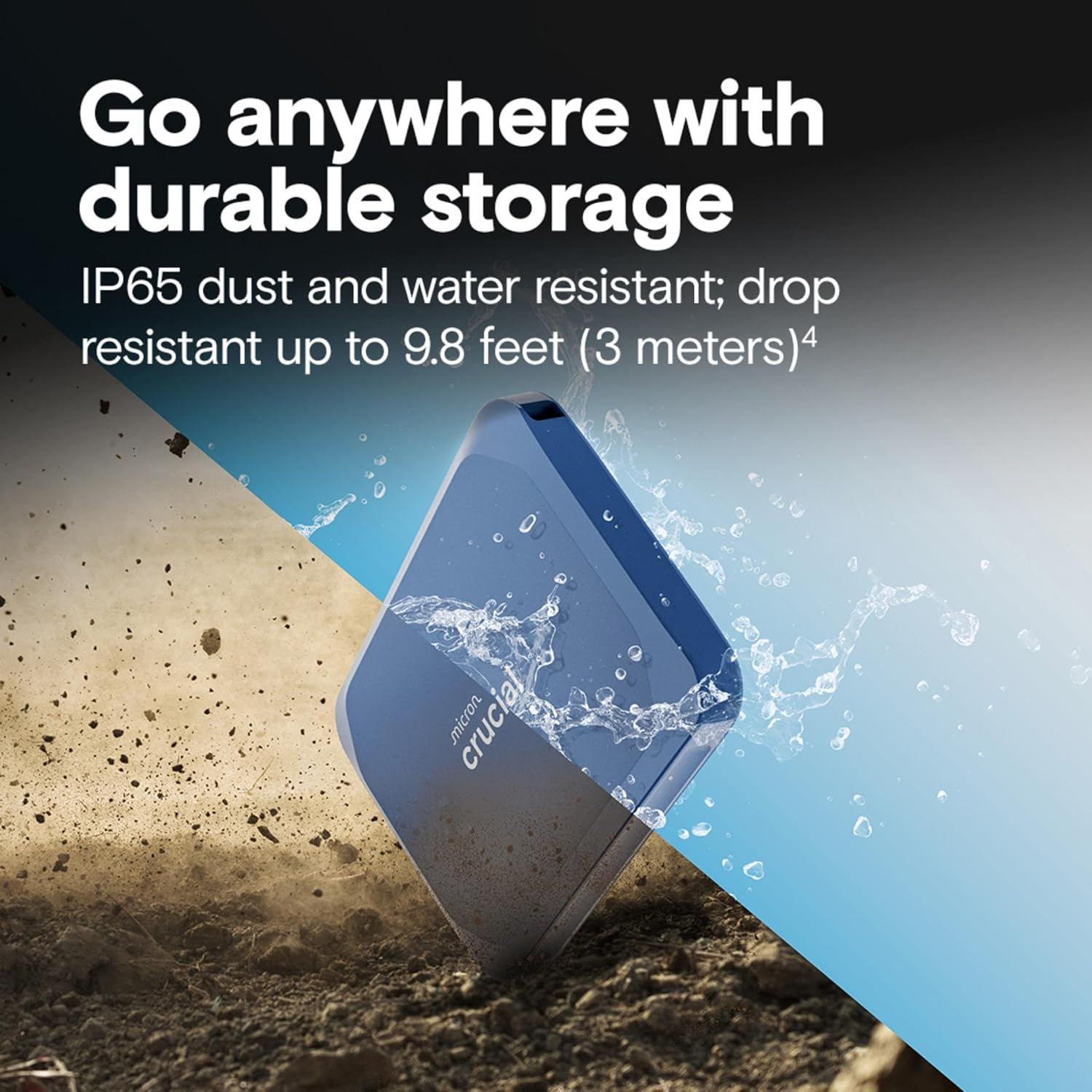 Crucial X10 4TB Portable SSD image number 6