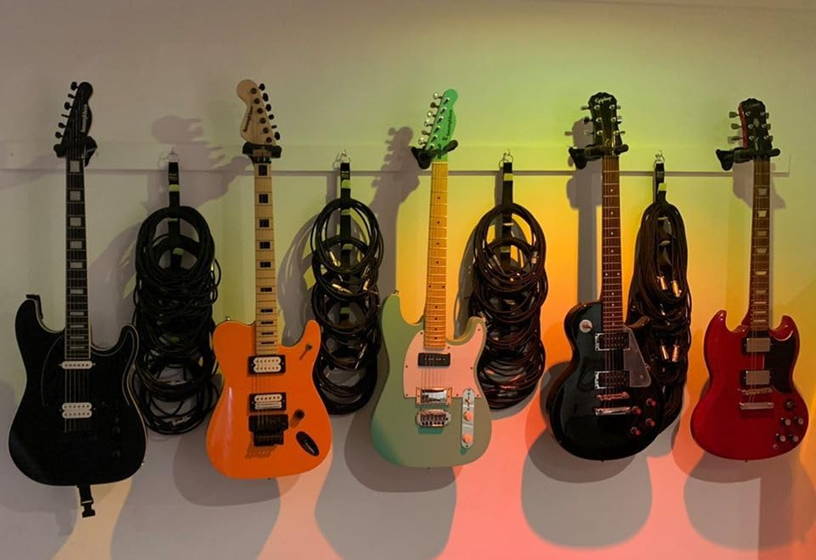 YELLOW MULTI PACK Easy to Use Cable Storage Organiser Strap. Tangle Free Portable Cable Management. Music Electrical Computer. KEEPS ALL TYPES of CABLES SEPARATE ORGANISED TIDY & TANGLE FREE image number 4