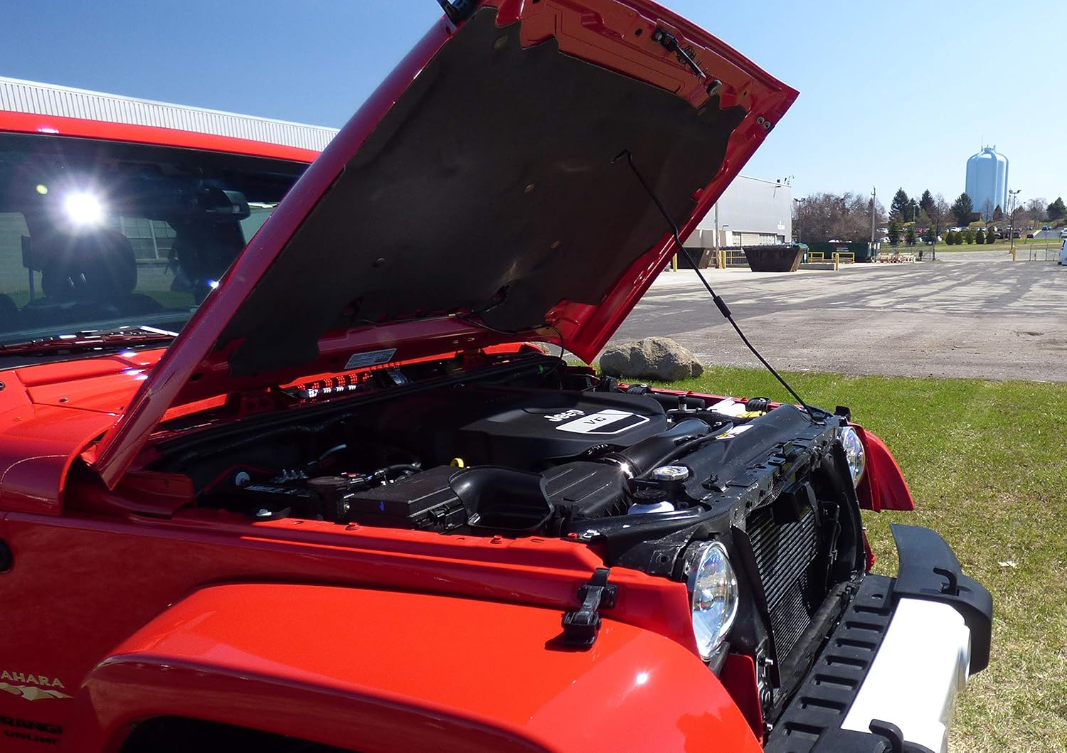 Bolt 7026128 Jeep Wrangler JK Hood Lock image number 3