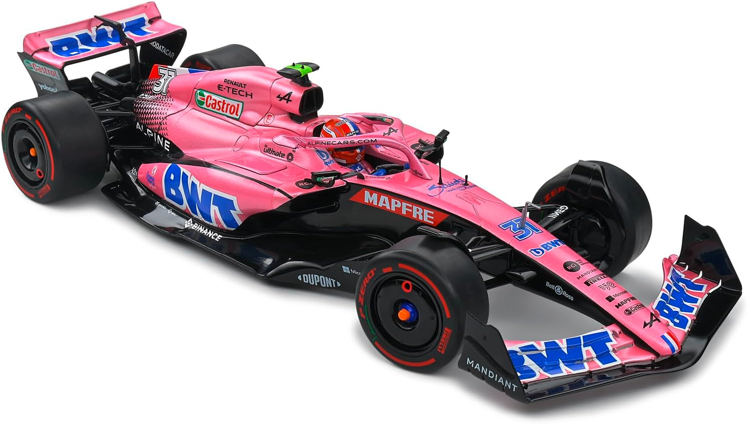 Solido 1:18 Scale Alpine A522 Arabia Saoudia GP 2022- E.Ocon Model image number 4